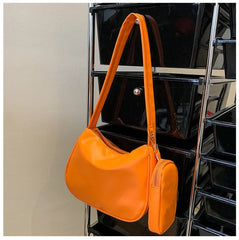 Women Handbag PU Leather Shoulder Totes Candy Bag