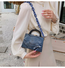 Tie Dye Acrylic Clutch Bag with Chain