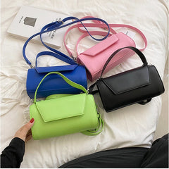 Solid Shoulder Messenger Bags Women Hand Bags Clutch Purses