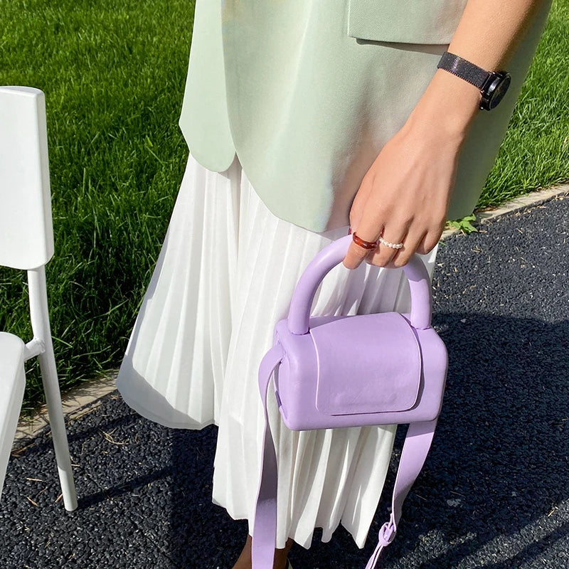 Candy Handbags Women PU Leather Clutches Cross-body Bags Style Messenger