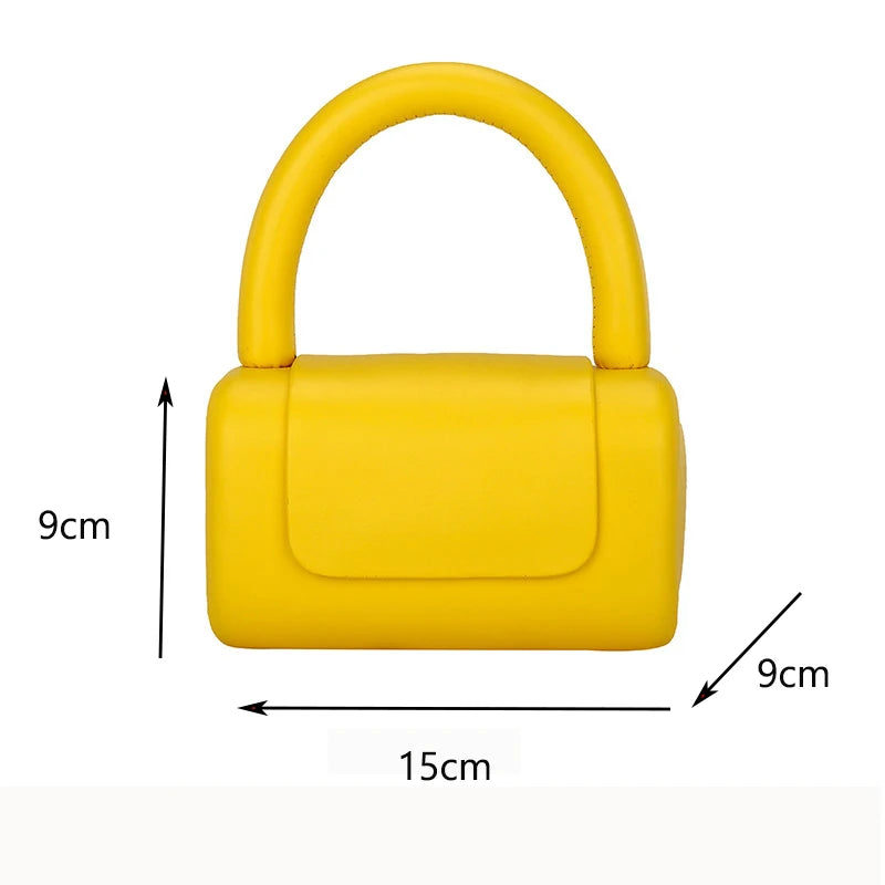 Candy Handbags Women PU Leather Clutches Cross-body Bags Style Messenger