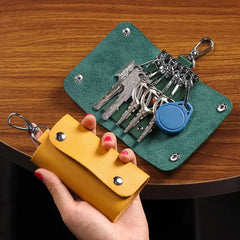 Keychain Wallets PU Leather Men Women Casual Style Car Key Holder