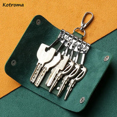 Keychain Wallets PU Leather Men Women Casual Style Car Key Holder
