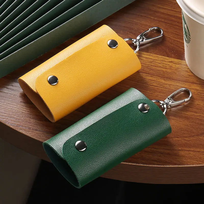Keychain Wallets PU Leather Men Women Casual Style Car Key Holder