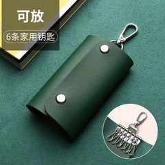 Keychain Wallets PU Leather Men Women Casual Style Car Key Holder