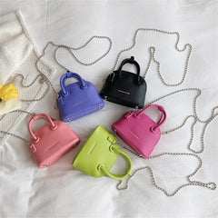 Mini PU Leather Shoulder Bag for Women Small Totes Bag
