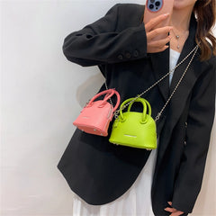 Mini PU Leather Shoulder Bag for Women Small Totes Bag