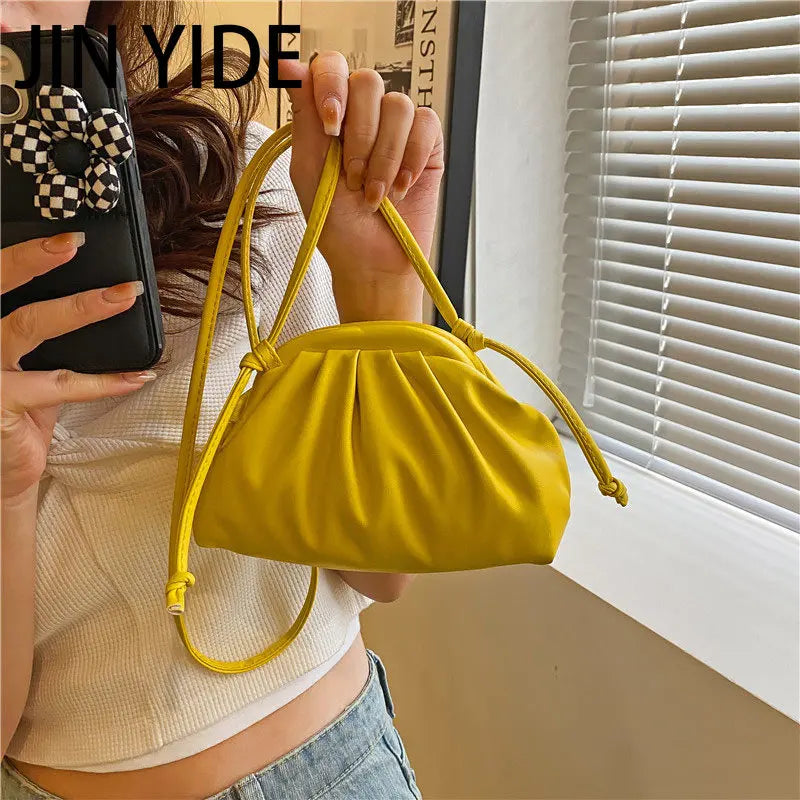 Candy PU Leather Crossbody Bag For Women