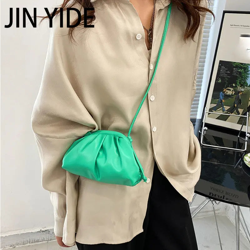 Candy PU Leather Crossbody Bag For Women