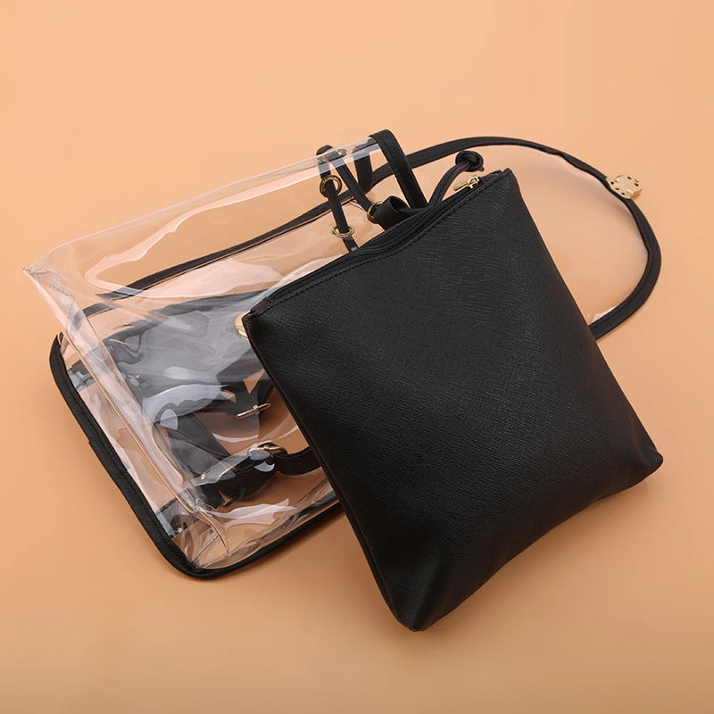 Candy Summer Sweet Jelly Waterproof PVC Transparent Backpack