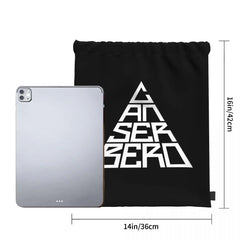 Canserbero Drawstring Bags Gym Bag Bookbag Foldable Large Capacity