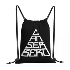 Canserbero Drawstring Bags Gym Bag Bookbag Foldable Large Capacity