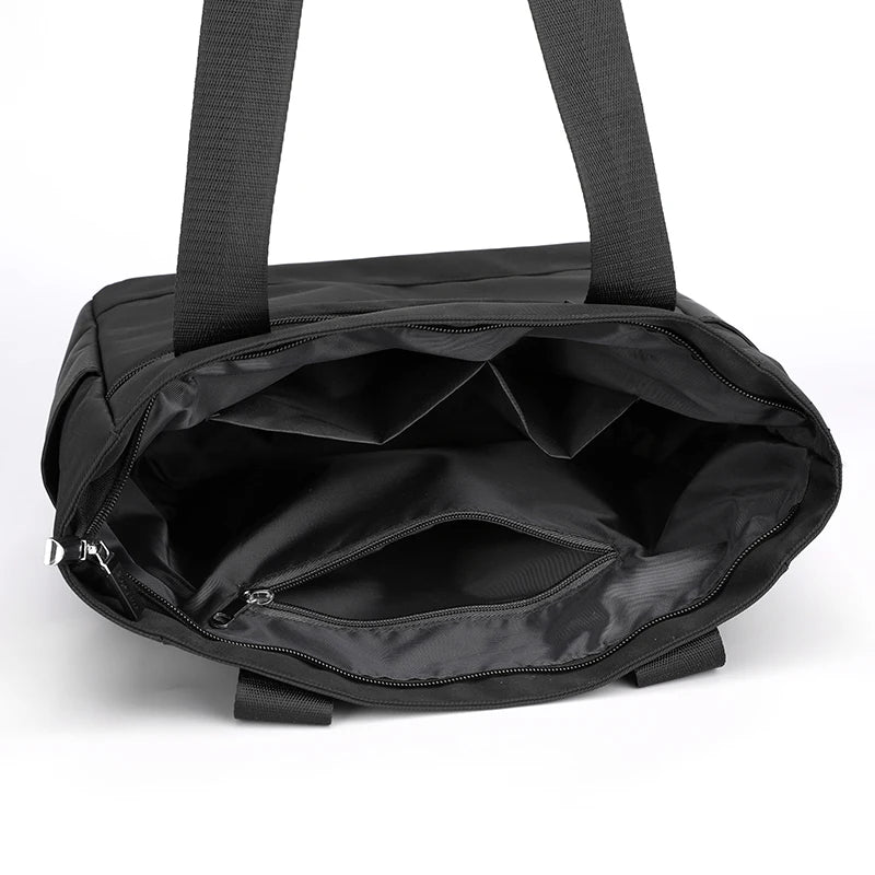 Nylon Shoulder Bag Japanese Style Large Capacity Simple Design