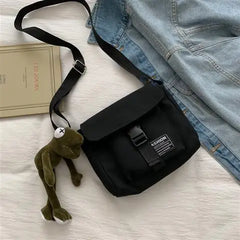 Teen Canvas Shoulder Bag Crossbody CellPhone Pouch Women Messenger
