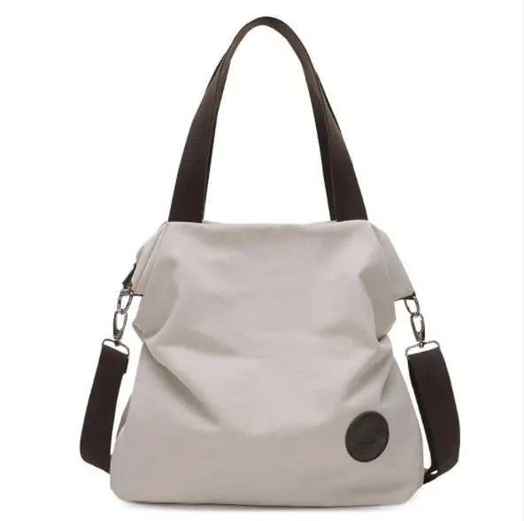 Vintage Canvas Shoulder Bag Women Handbags Ladies Hand Bag Tote Casual Female