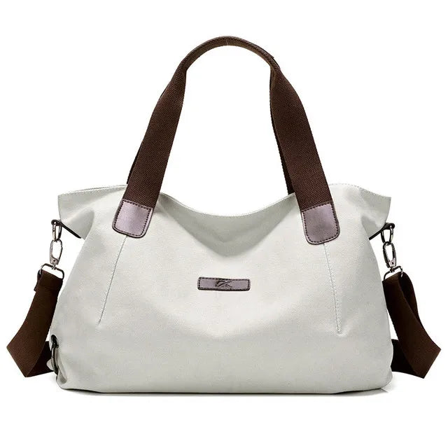 Canvas Bags Women Large Capacity Casual Tote Bag Lady Handbag
