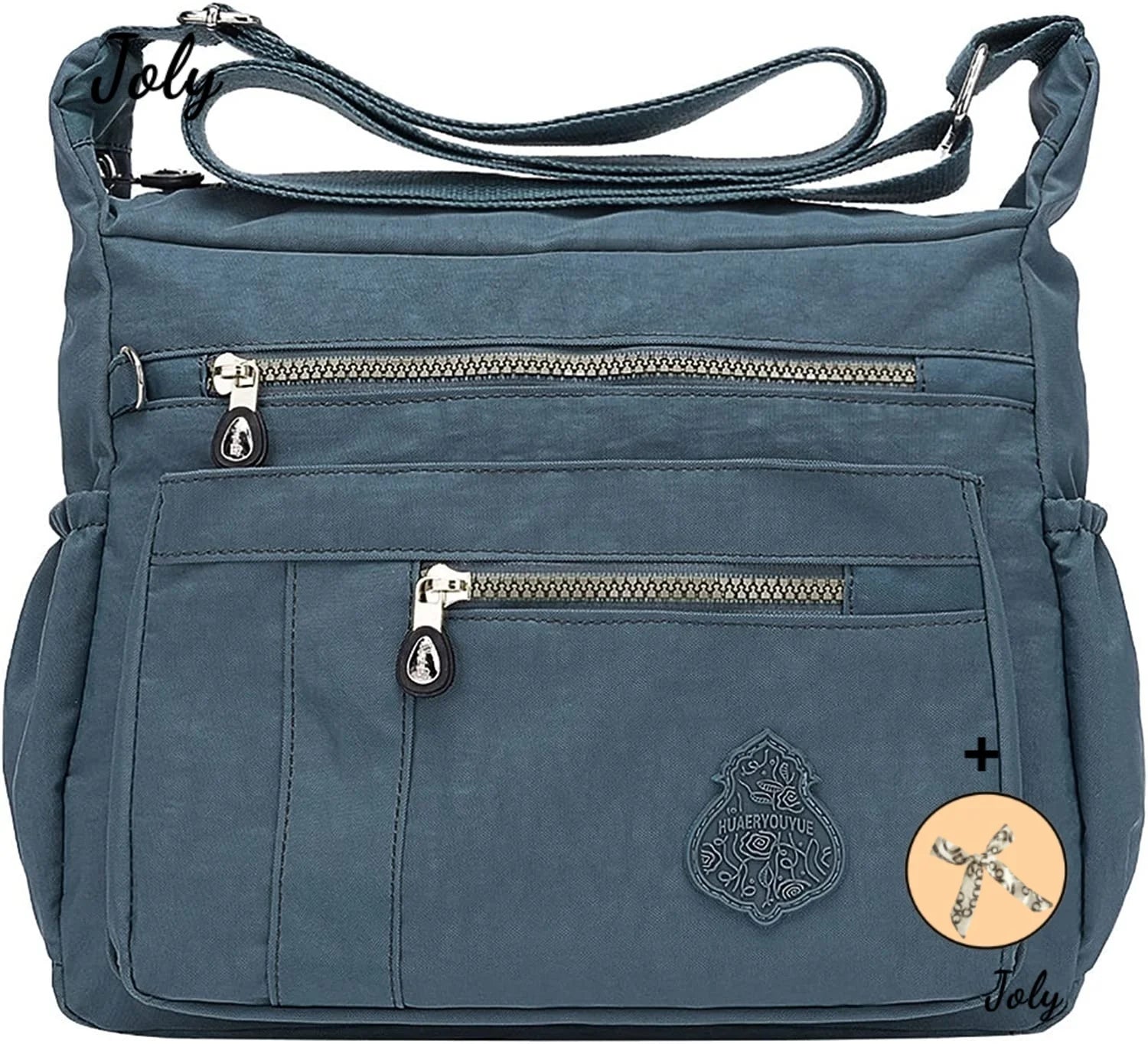 Nylon Shoulder Bag Waterproof Daily Shopping Shoulder Bag Cross-body Bags