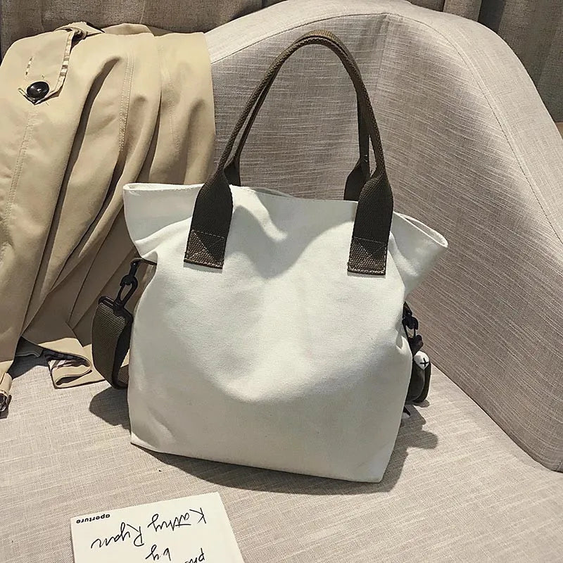 Canvas Bags for Women Handbag Shoulder Bag Large Capacity Totes Shopper Bags