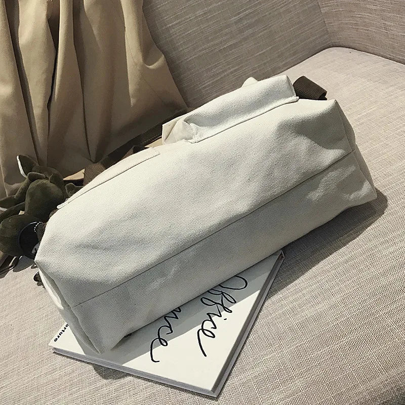 Canvas Bags for Women Handbag Shoulder Bag Large Capacity Totes Shopper Bags