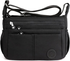 Canvas Shoulder Handbag for Women Crossbody Satchel Phone Bag