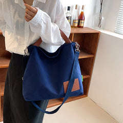 Large Capacity Canvas Tote Bag Women's Shoulder Crossbody Handbag