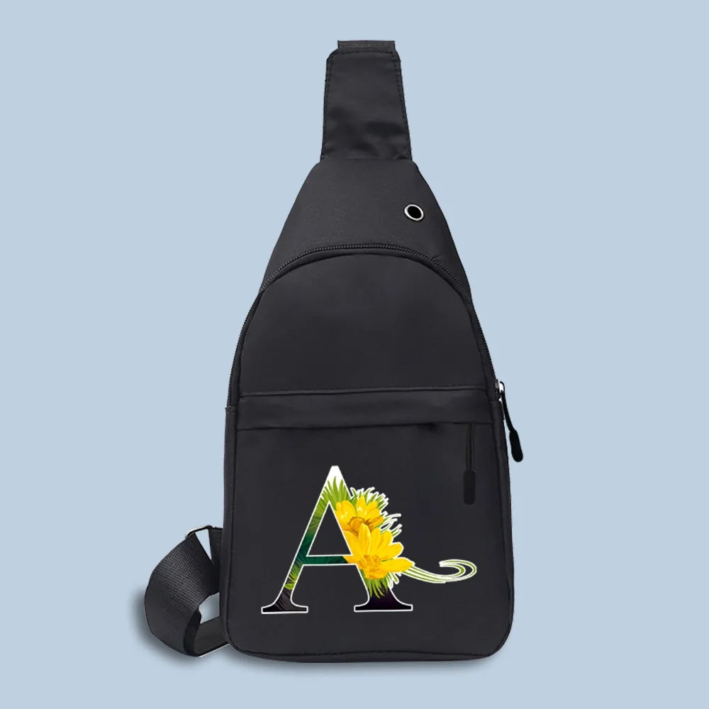 Canvas Chest Pack Men Fanny Pack Outdoor Sports Banana Waist Pack