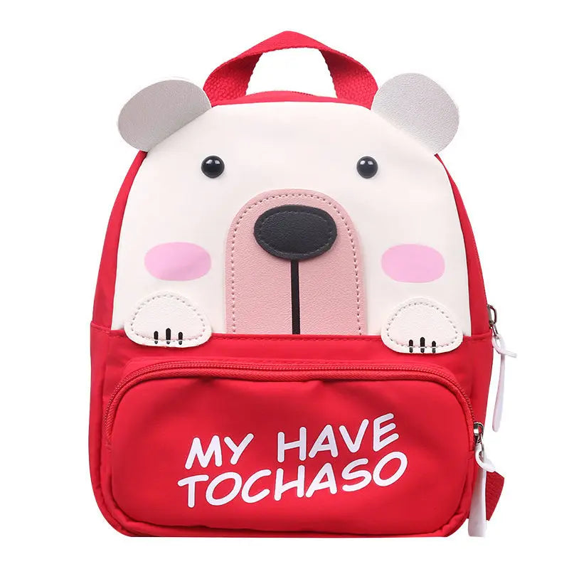 Cartoon Bear School Bag for Kids, Kindergarten Backpack