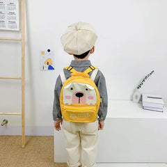 Cartoon Bear School Bag for Kids, Kindergarten Backpack