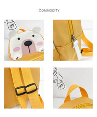 Cartoon Bear School Bag for Kids, Kindergarten Backpack