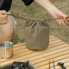 Canvas Storage Bag for Camping Tableware