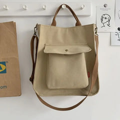 Canvas Corduroy Crossbody Shoulder Bags for Women Girls