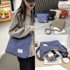 Canvas Crossbody Bags Women Large Capacity Shoulder Bag Nylon Messenger Bag
