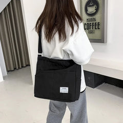 Canvas Crossbody Bags Women Large Capacity Shoulder Bag Nylon Messenger Bag