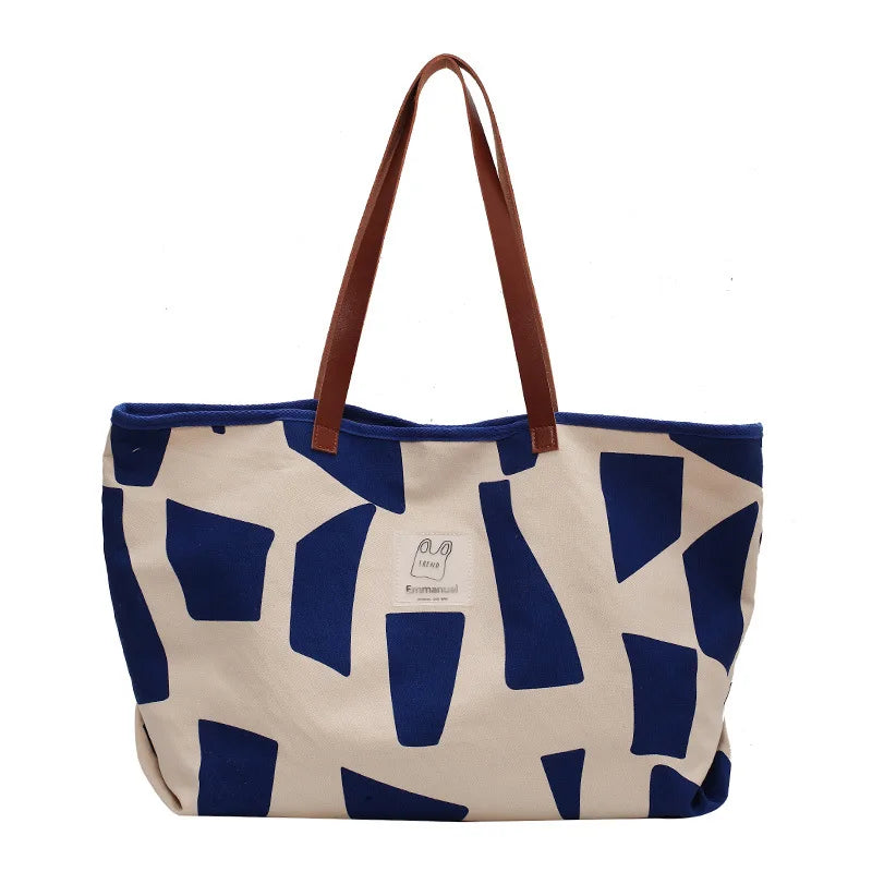 Canvas Shoulder Women's Bag Ladies Travel Shopper Bags For Women