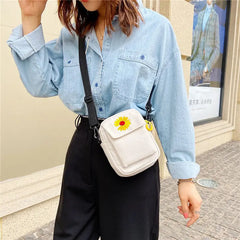 Canvas Diagonal Cross Bag Large Shoulder Bag Women Messenger Bags