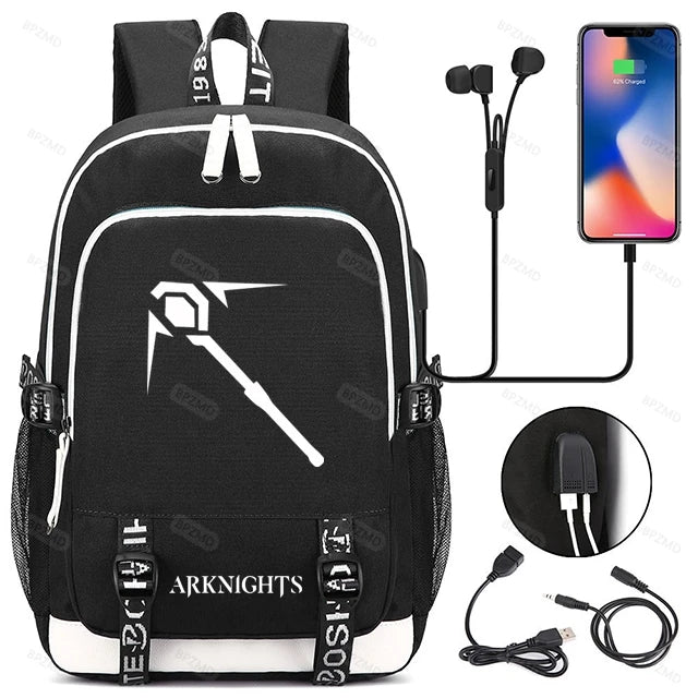 Arknights Backpack for Boys Girls Student Bookbag