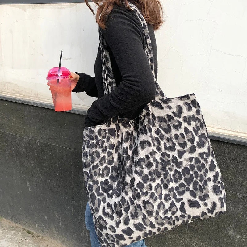 Canvas Handbag for Women Large Capacity Casual Shoulder Bag Totes