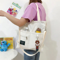 Canvas Handbag Youth Bag Shopping Bag