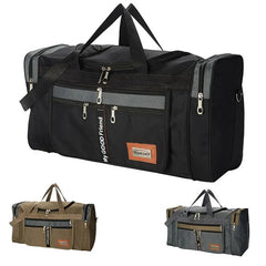 Canvas Large Capacity Travel Bag Portable Outdoor Carry Luggage
