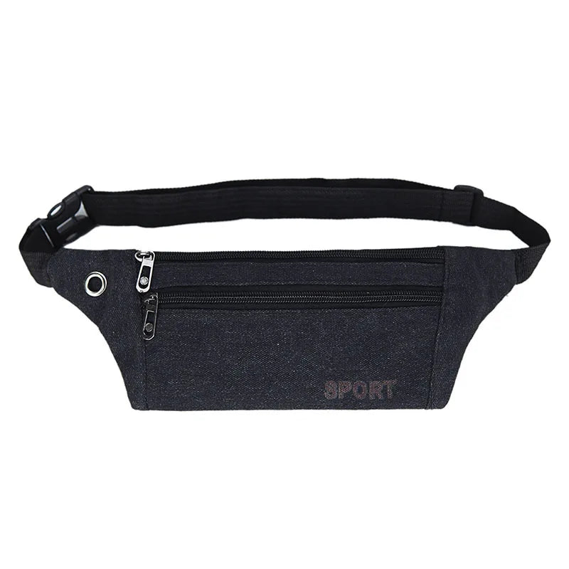 Canvas Men's Waist Packs Outdoor Sports Mountaineering Bag