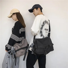 Canvas Messenger Bag Ladies Big Capacity Handbags Shoulder Bag