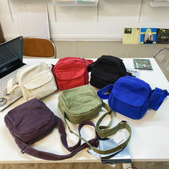 Nylon Crossbody Bag Women Casual Messenger Bag Mini Handbags Female