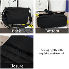 Canvas Messenger Tote Youth Casual Storage Handbag