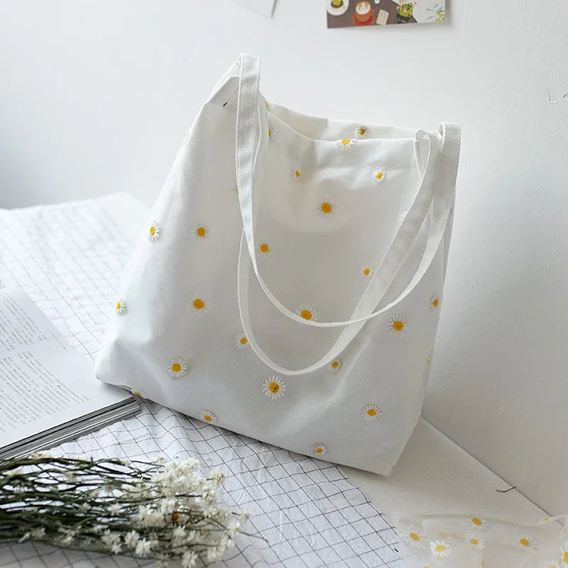 Canvas Mini Shoulder Purses Handbag Shopping Bags For Women