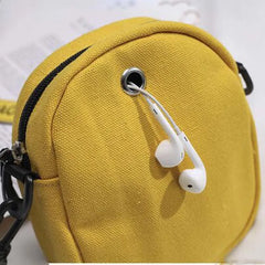 Canvas Mini Student Women's Bag Casual Small bag Girl Personality