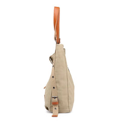 Canvas Multi-function Hand-held Single-shoulder Double-shoulder Female Bag