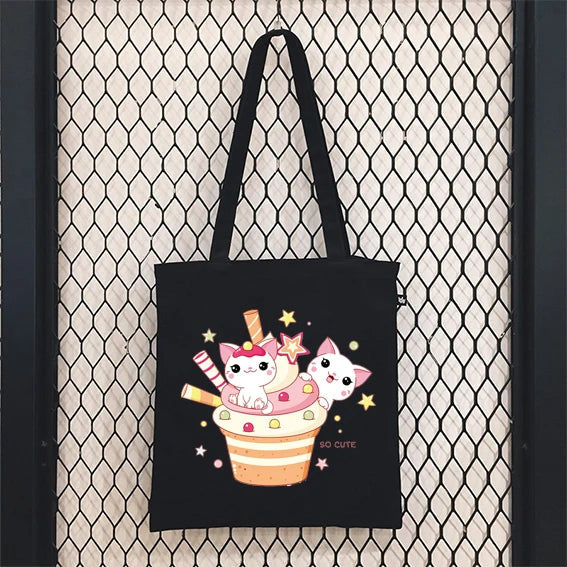 Cartoons Anime Printing Tote Bag Large Capacity