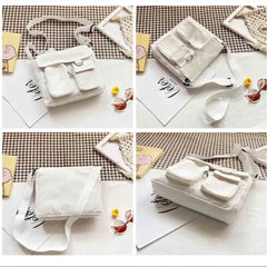 Canvas Shoulder Bag Student Postman Female Wear-resistant Bag