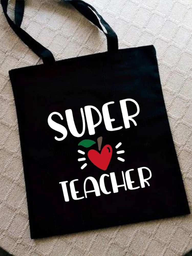 Teacher Love Inspire Women Shopper Canvas Bag