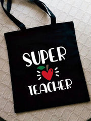 Teacher Love Inspire Women Shopper Canvas Bag